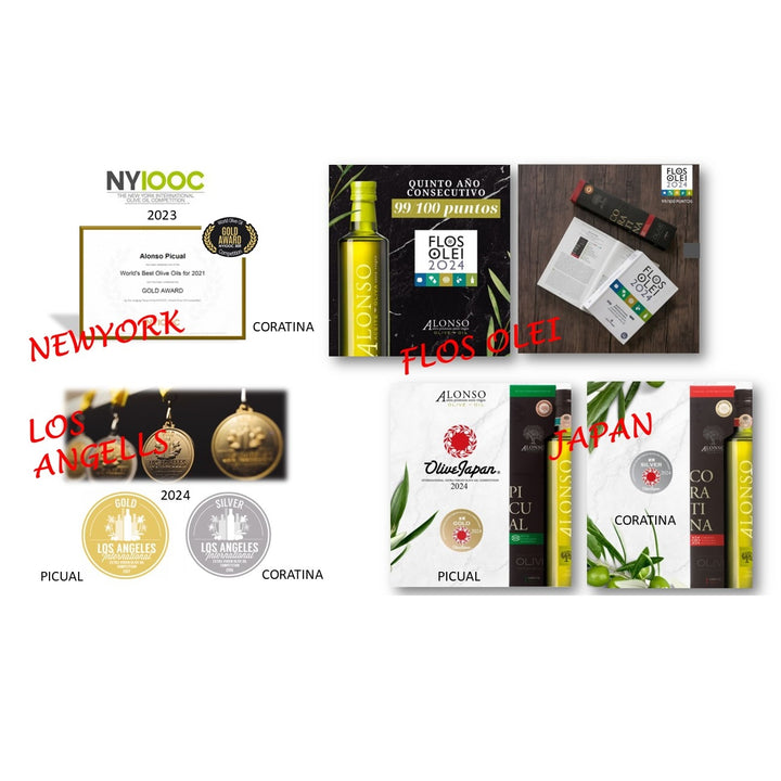 エクストラバージンオリーブオイル (各種3本入り)ALONSO