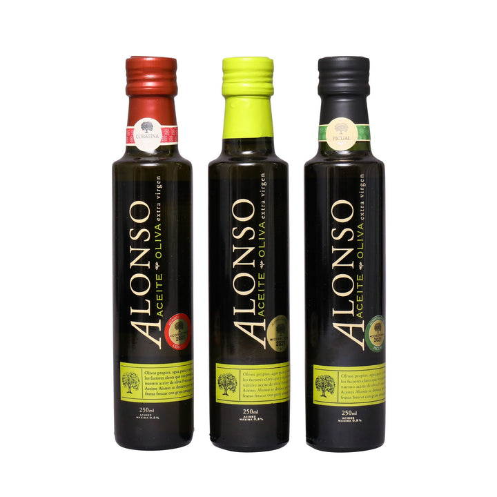 エクストラバージンオリーブオイル (各種3本入り2セット)ALONSO