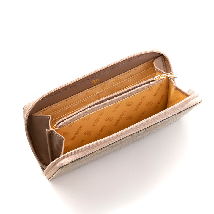 両面イタリアンレザークロコ型押 ラウンドファスナー財布 MADERA(マデーラ)