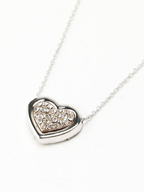 Heart motif reversible pendant cathie ferrari