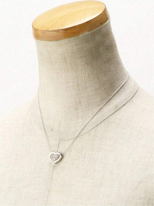 Heart motif reversible pendant cathie ferrari