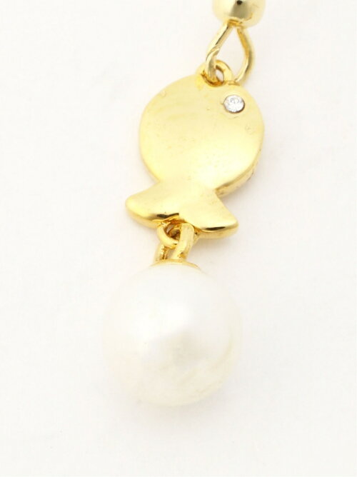 Petit Poisson Pearl Earrings Clio Blue