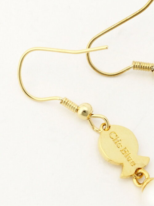 Petit Poisson Pearl Earrings Clio Blue