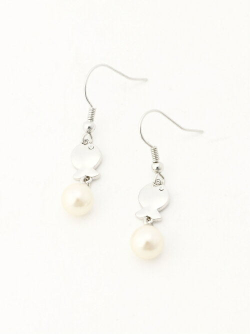 Petit Poisson Pearl Earrings Clio Blue