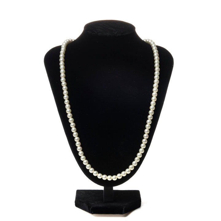 Long pearl necklace and earrings set YUKIKO HANAI