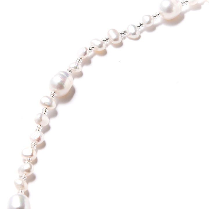 Freshwater pearl long necklace YUKIKO HANAI