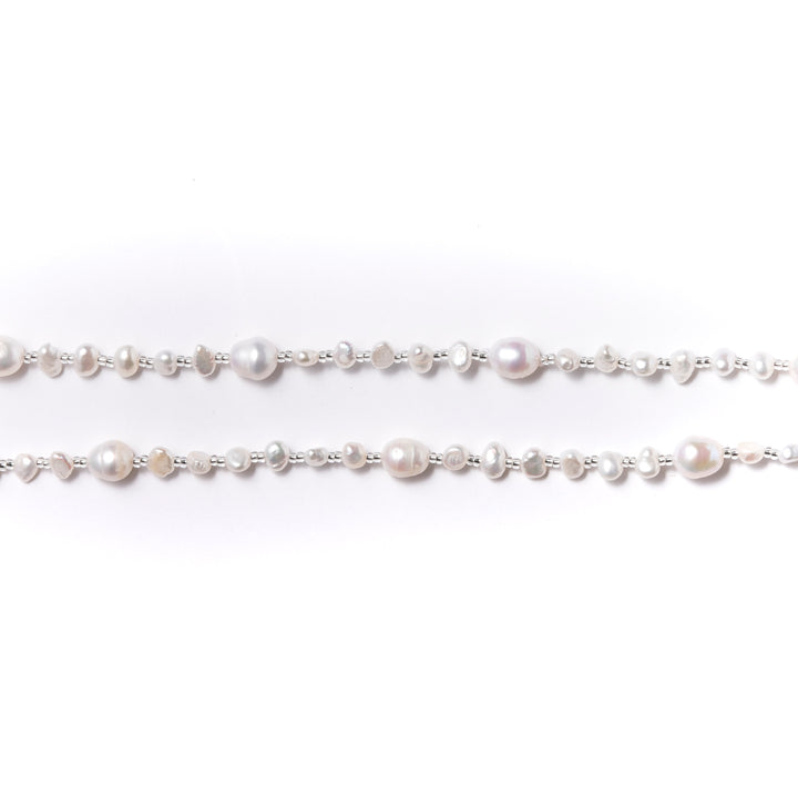 Freshwater pearl long necklace YUKIKO HANAI