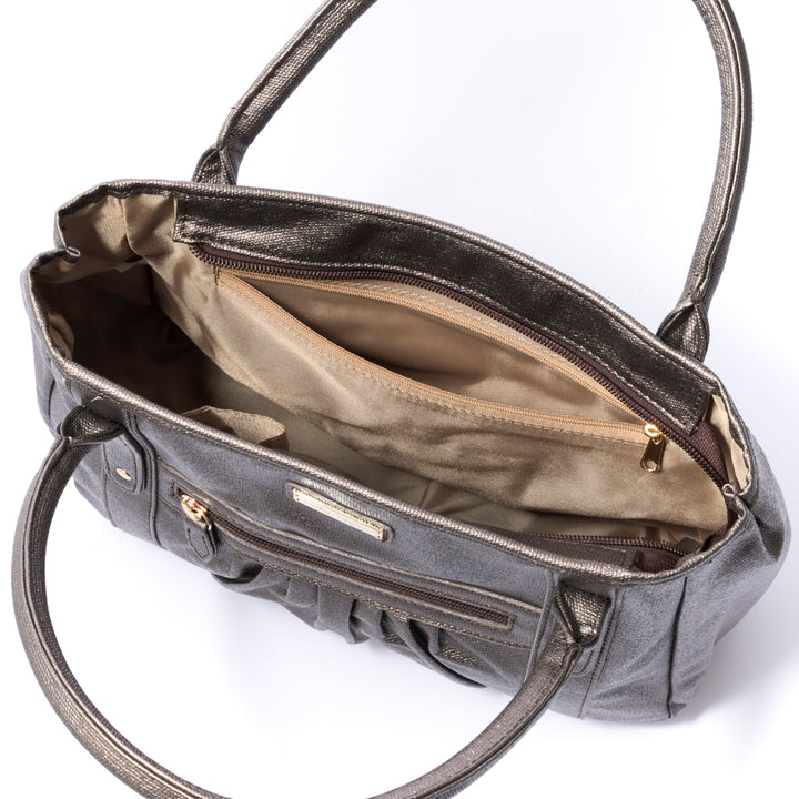 Pearl tone tote cathie ferrari