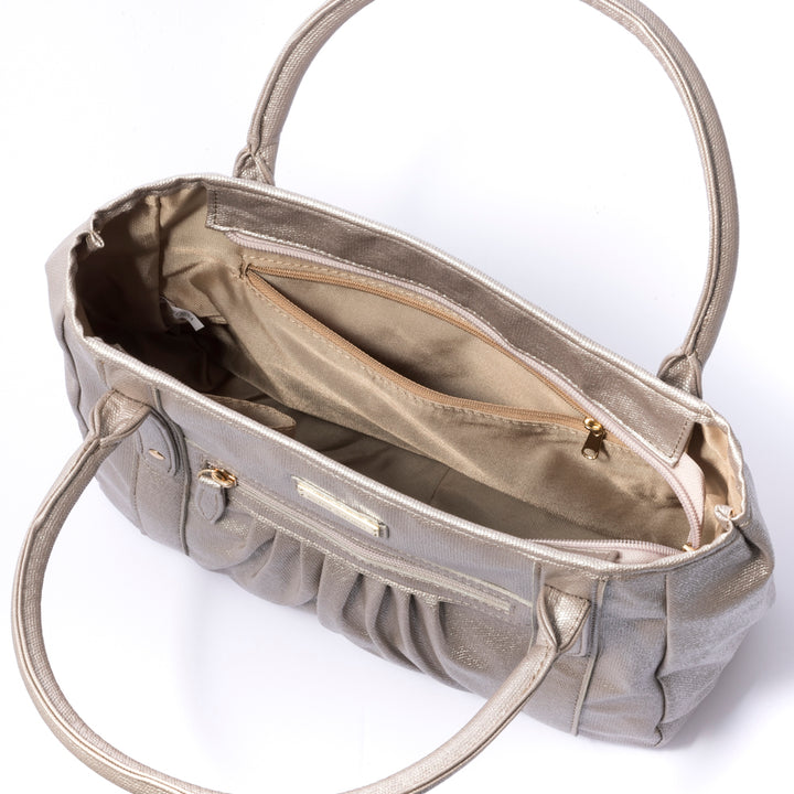Pearl tone tote cathie ferrari