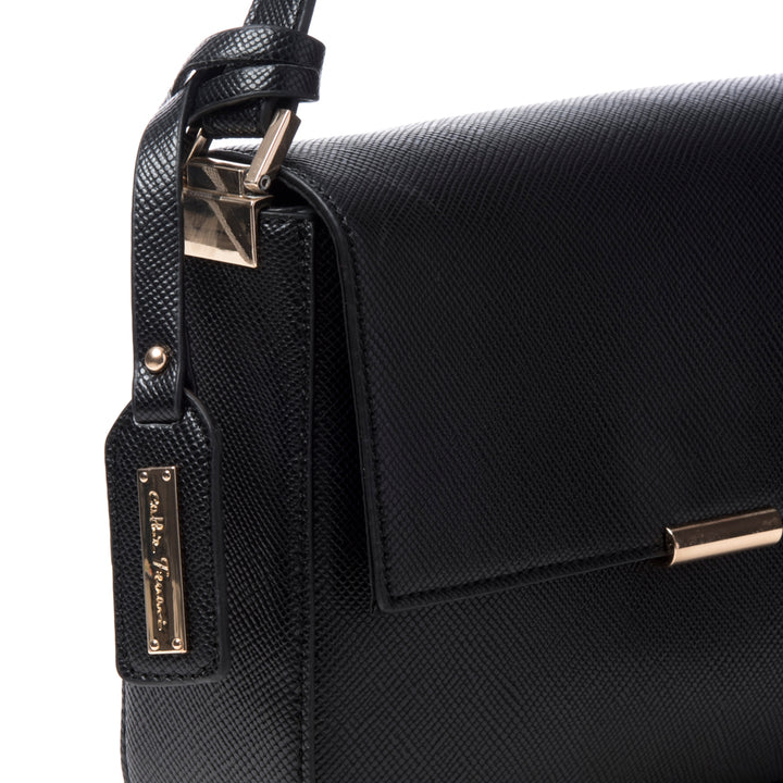 Faux leather shoulder bag cathie ferrari