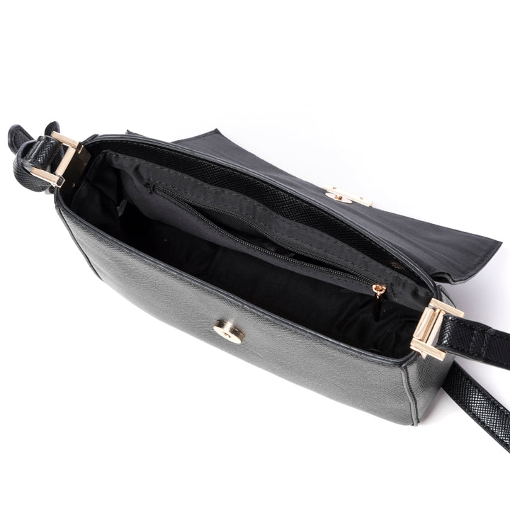 Faux leather shoulder bag cathie ferrari