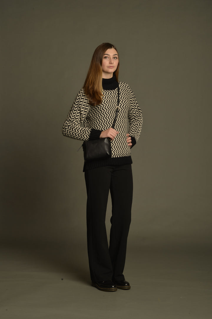 Faux leather shoulder bag FRANCO FERRARO