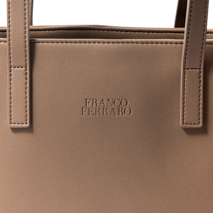 Faux leather tote FRANCO FERRARO