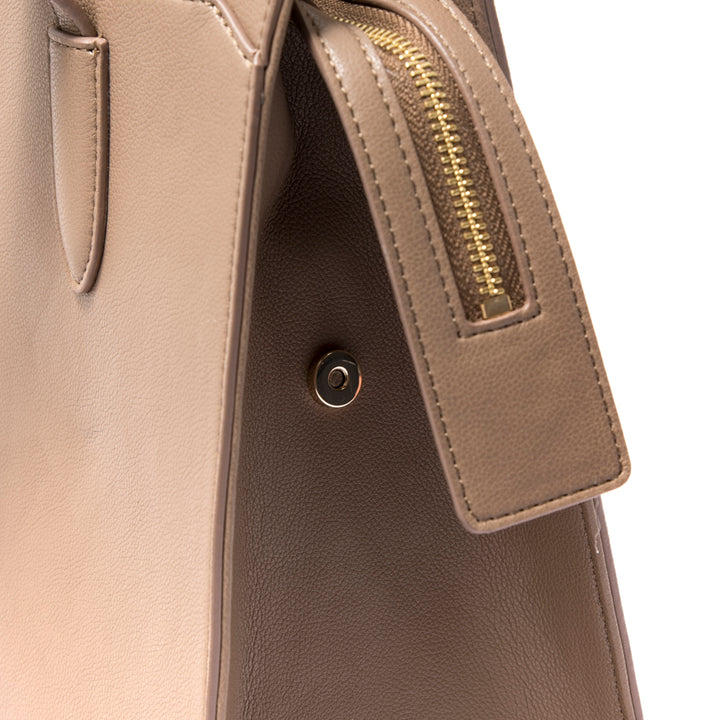 A4 size fake leather tote FRANCO FERRARO