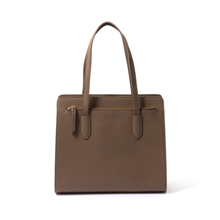 A4 size fake leather tote FRANCO FERRARO
