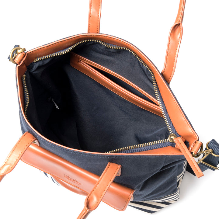 ボーダートートバッグ H・L(アッシュ・エル)