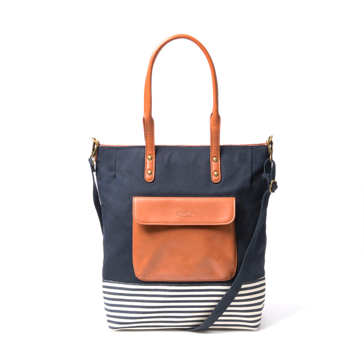 ボーダートートバッグ H・L(アッシュ・エル)