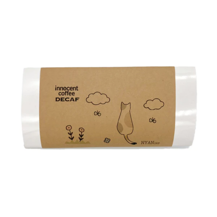 innocent coffee decaf pattern drip coffee gift set cat