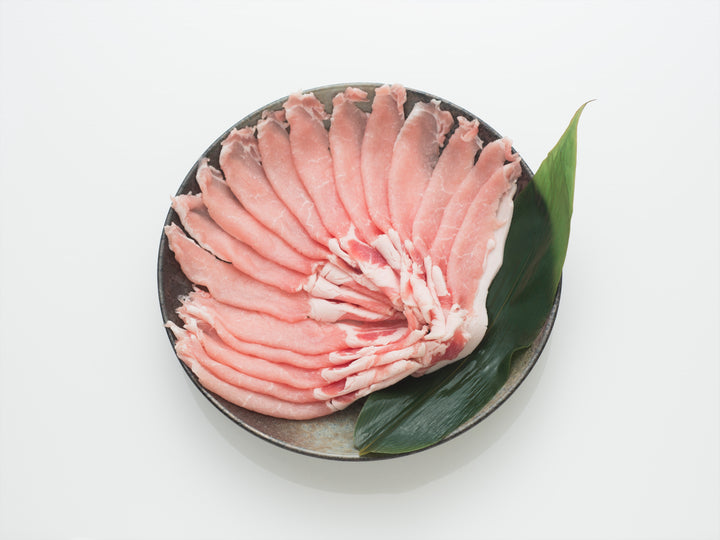 Kagoshima Kurobuta pork loin for shabu-shabu 280g