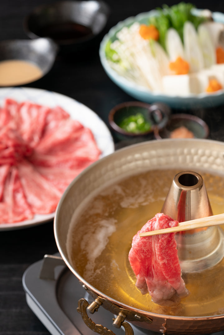 Kagoshima Black Beef Shoulder Loin Shabu Shabu 600g Grade 4 or above