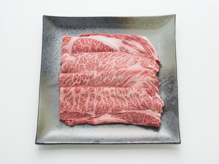 Kagoshima black beef shoulder loin shabu-shabu 400g grade 4 or higher