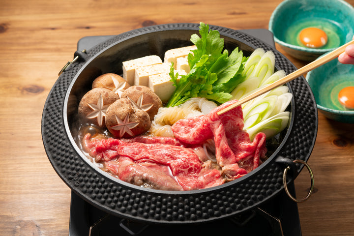 Kagoshima black beef shoulder loin for sukiyaki 600g grade 4 or higher