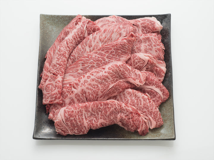 Kagoshima black beef shoulder loin for sukiyaki 1200g grade 4 or higher