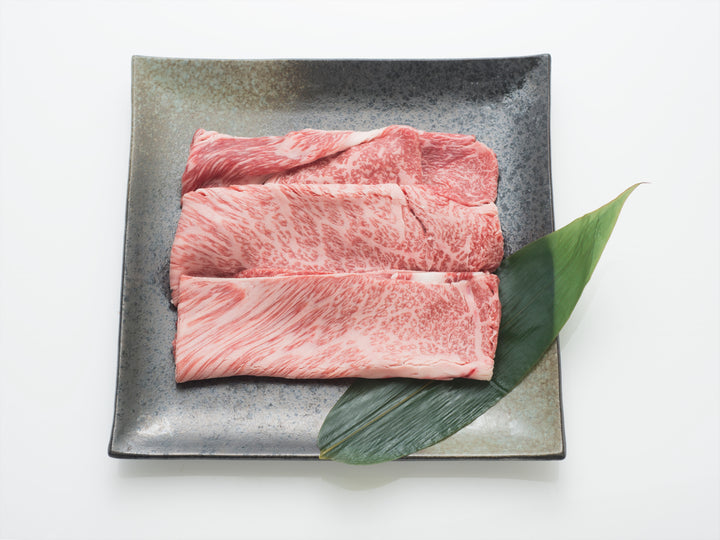Miyazaki beef shoulder loin shabu-shabu 320g grade 4 or higher