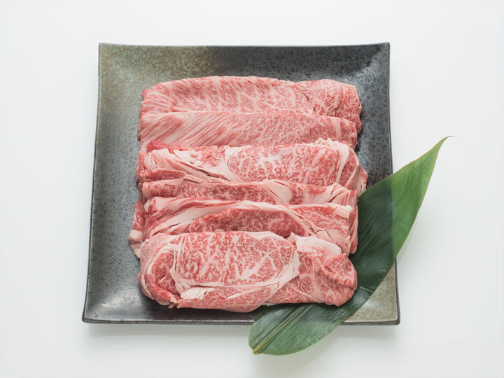Miyazaki beef shoulder loin shabu-shabu 630g grade 4 or higher