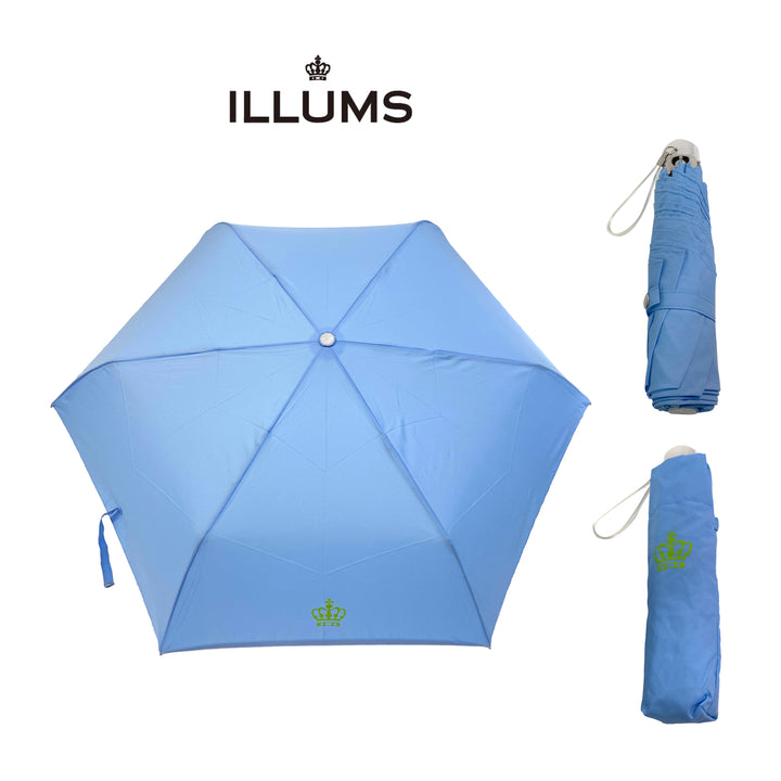 Crown print folding umbrella ILLUMS