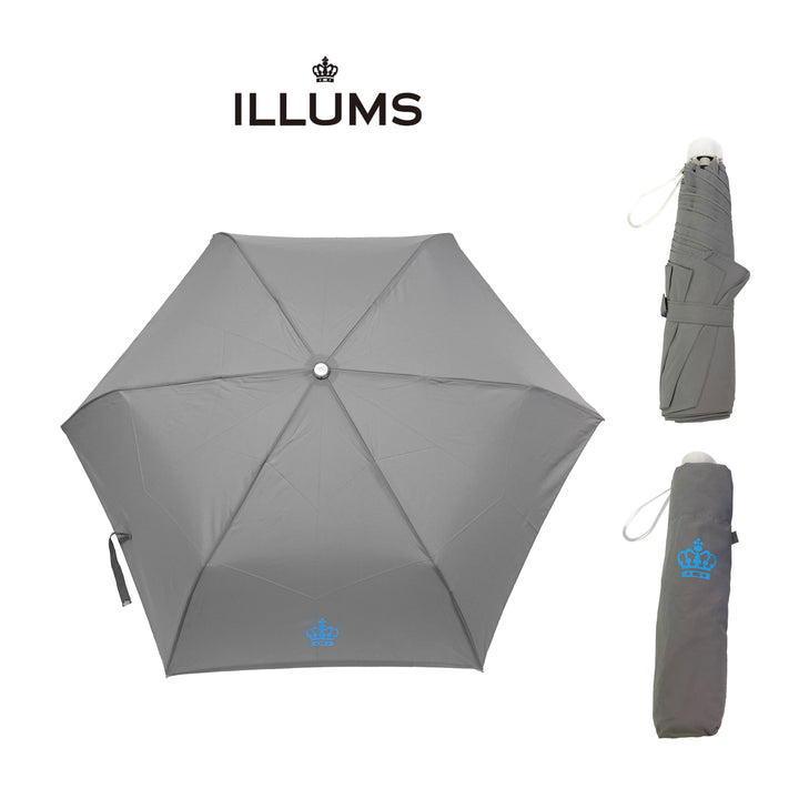 Crown print folding umbrella ILLUMS