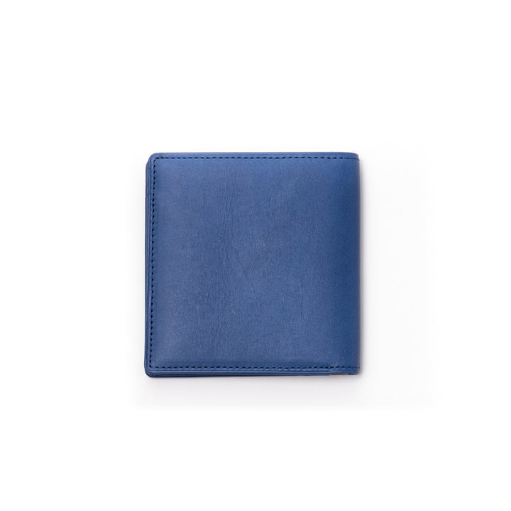 Japanese cowhide folding wallet without coin purse CERVE × THINLY