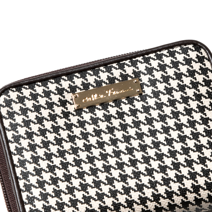 千鳥格子柄折財布 cathie ferrari(キャティフェラーリ)