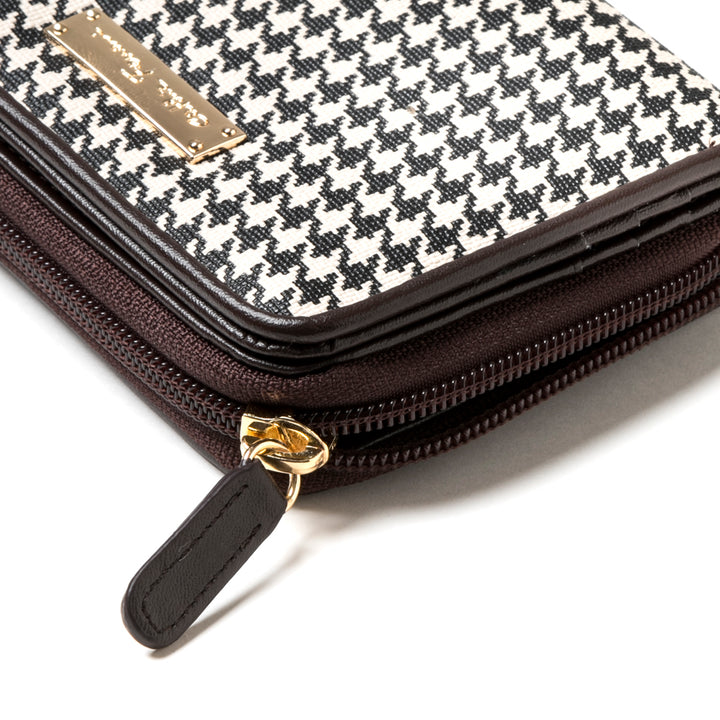 千鳥格子柄折財布 cathie ferrari(キャティフェラーリ)