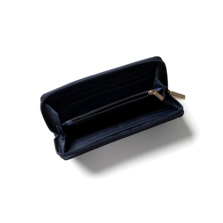 ラウンドファスナー財布 Clio blue(クリオブルー)