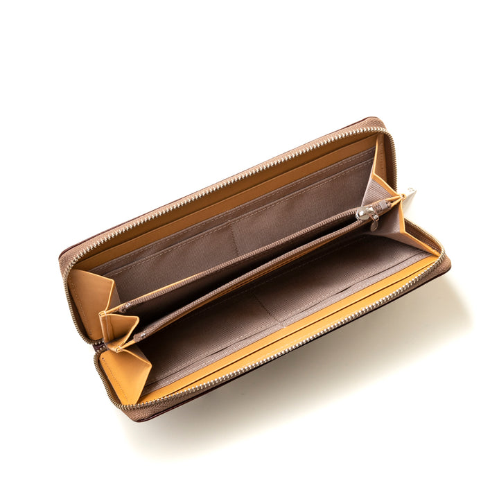 日本製牛革ラウンドファスナー財布 FRANCO FERRARO(フランコフェラーロ)