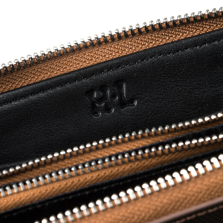 牛革ラウンドファスナー財布 H・L(アッシュ・エル)