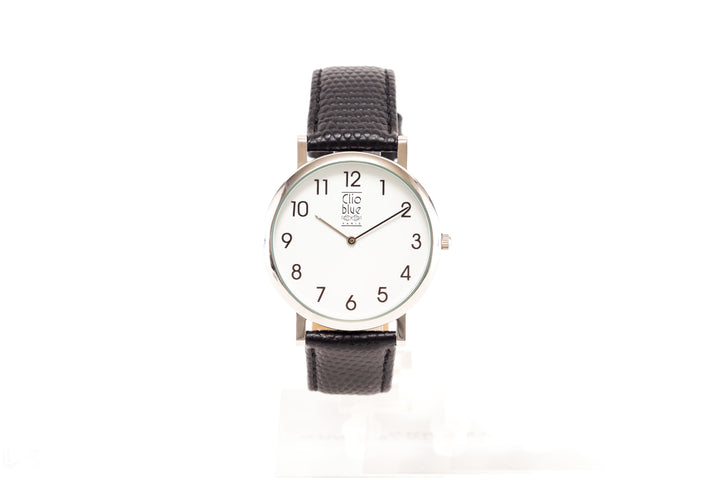 リザード風型押レディスウォッチ Clio Blue(クリオブルー)