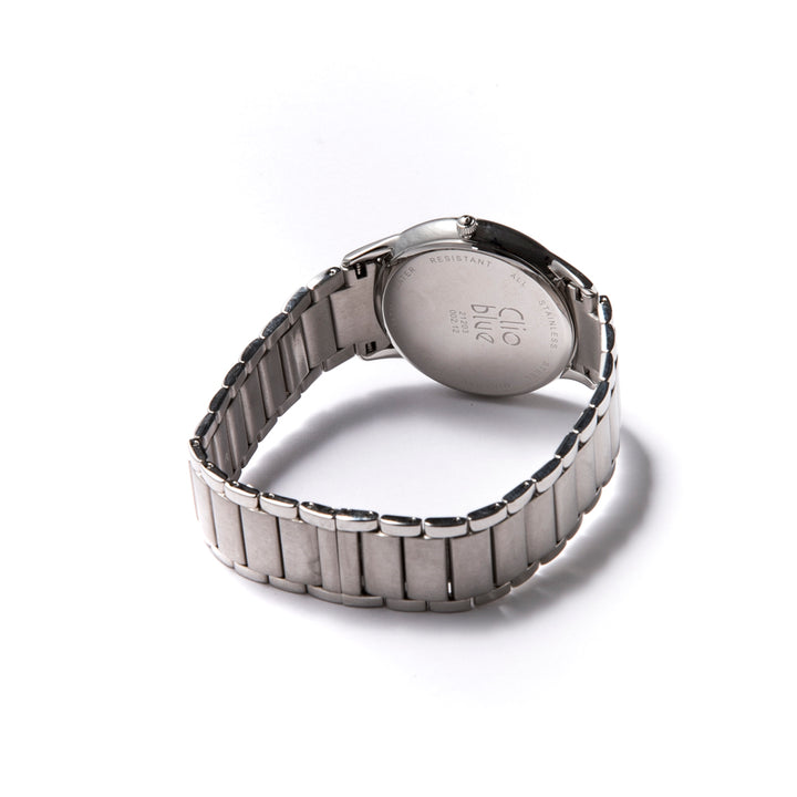 Men's metal watch with calendar Clio Blue