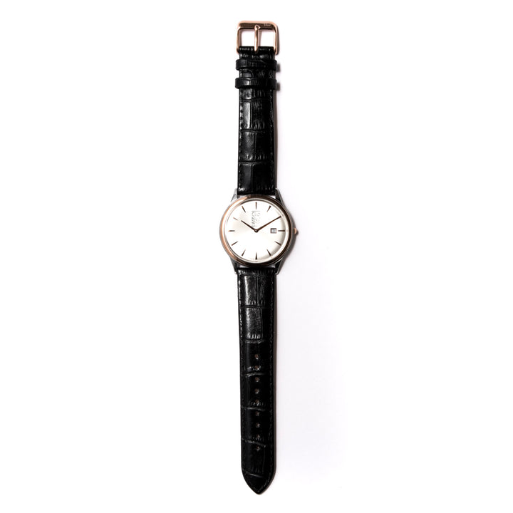 Men's cowhide belt watch Clio Blue