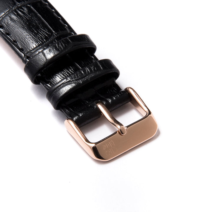 Men's cowhide belt watch Clio Blue