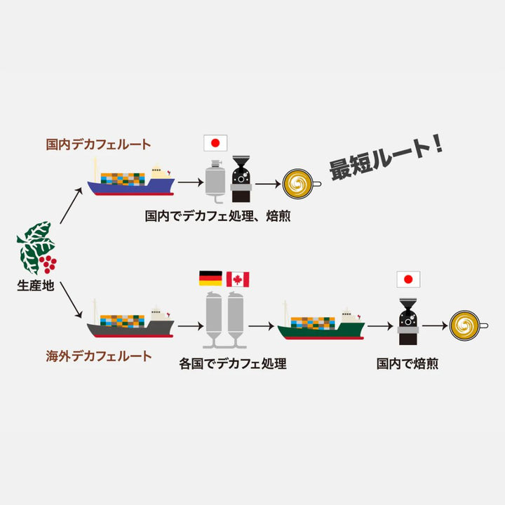 ｍade in JAPAN DECAF Project５：インドネシアクリンチマウンテンマンデリンナチュラル 農薬不使用豆