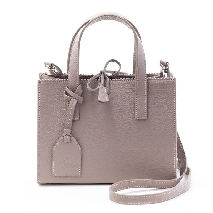 イタリア製 FANNIE MINI Buti 本革バッグ トープカラー 正面