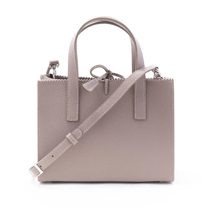 イタリア製 FANNIE MINI Buti 本革バッグ トープカラー 背面