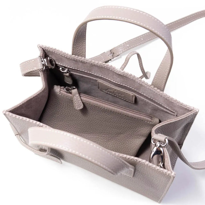 イタリア製 FANNIE MINI Buti 本革バッグ トープカラー 内側