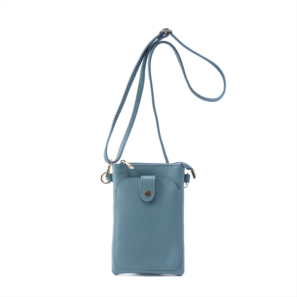 イタリア製 レザーモバイルショルダーバッグ FRANCO FERRARO