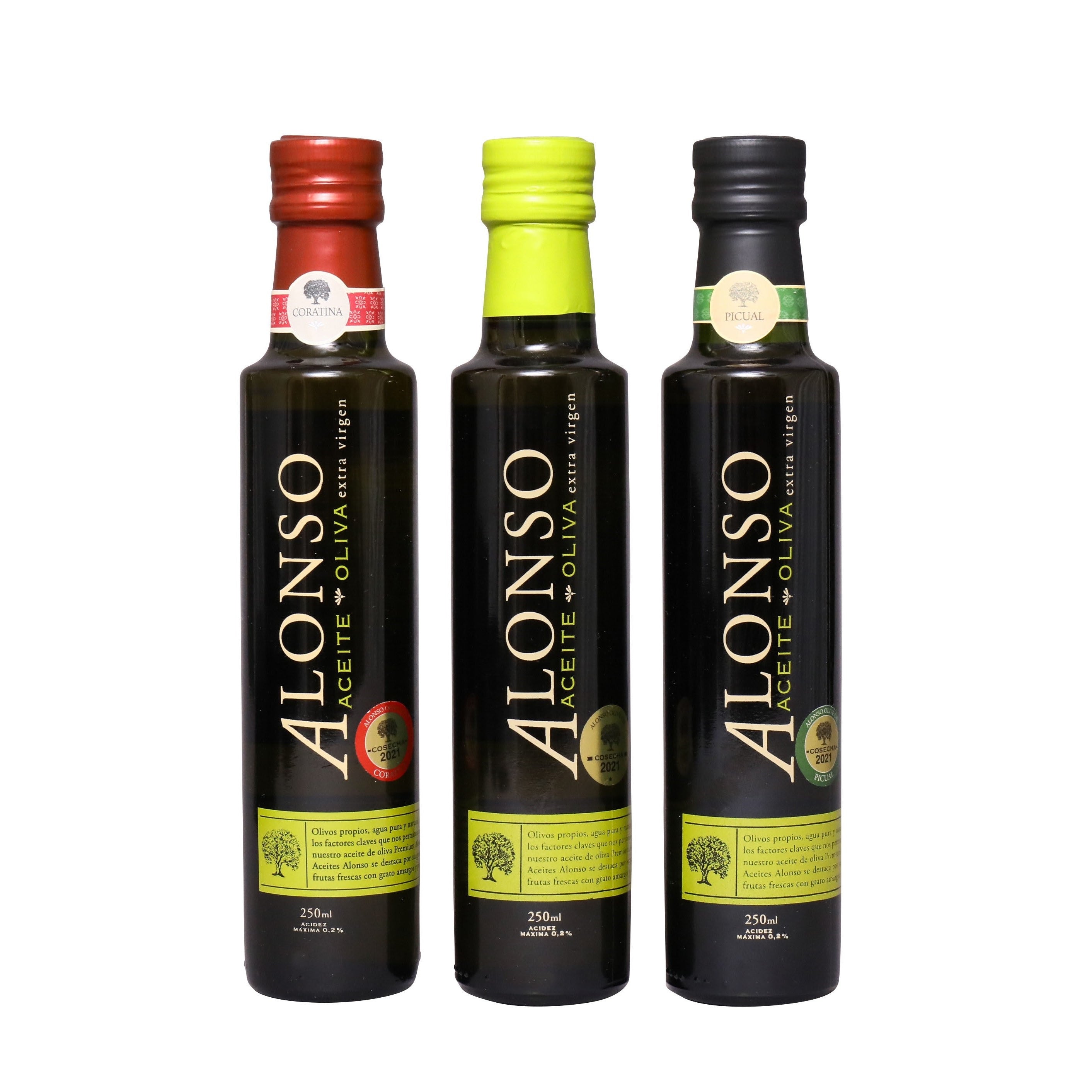 エクストラバージンオリーブオイル (各種3本入り）ALONSO – ELZION