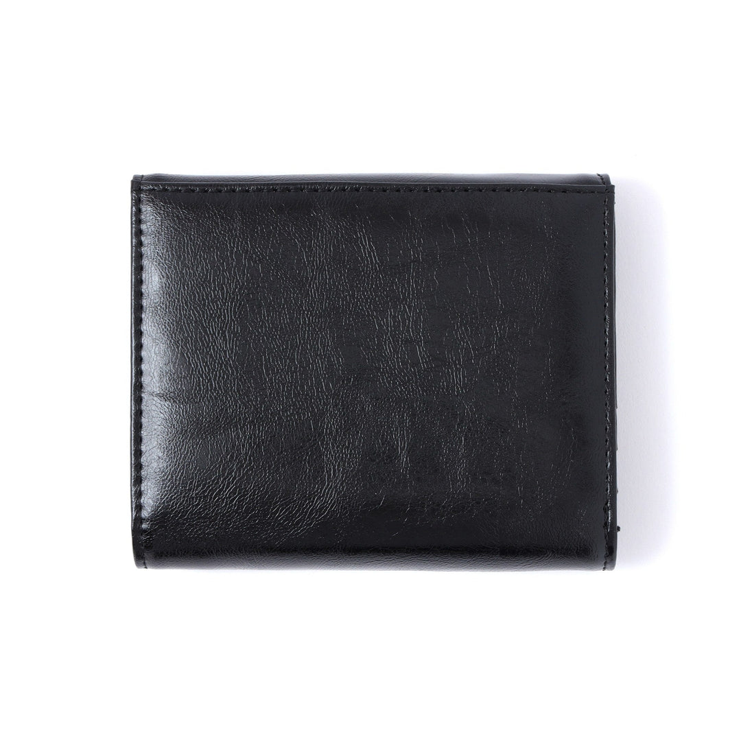 ホック式折財布 FRANCO FERRARO ブラック