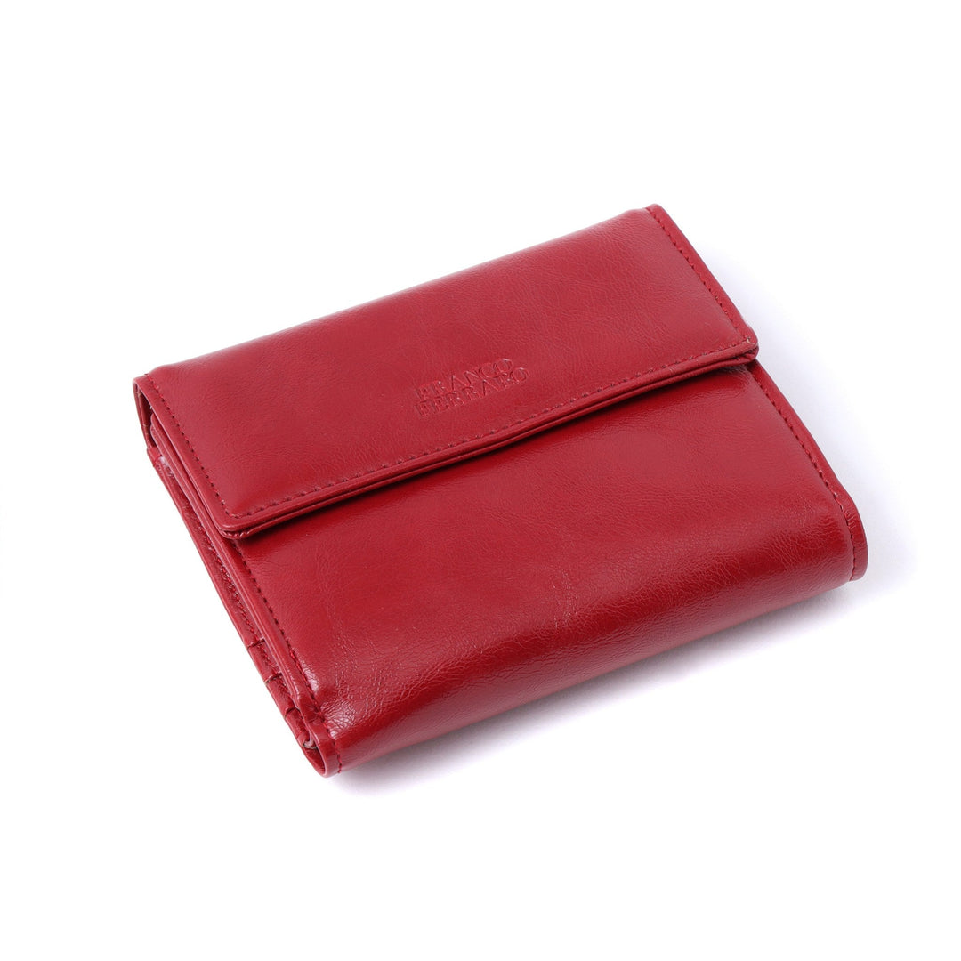 ホック式折財布 FRANCO FERRARO レッド
