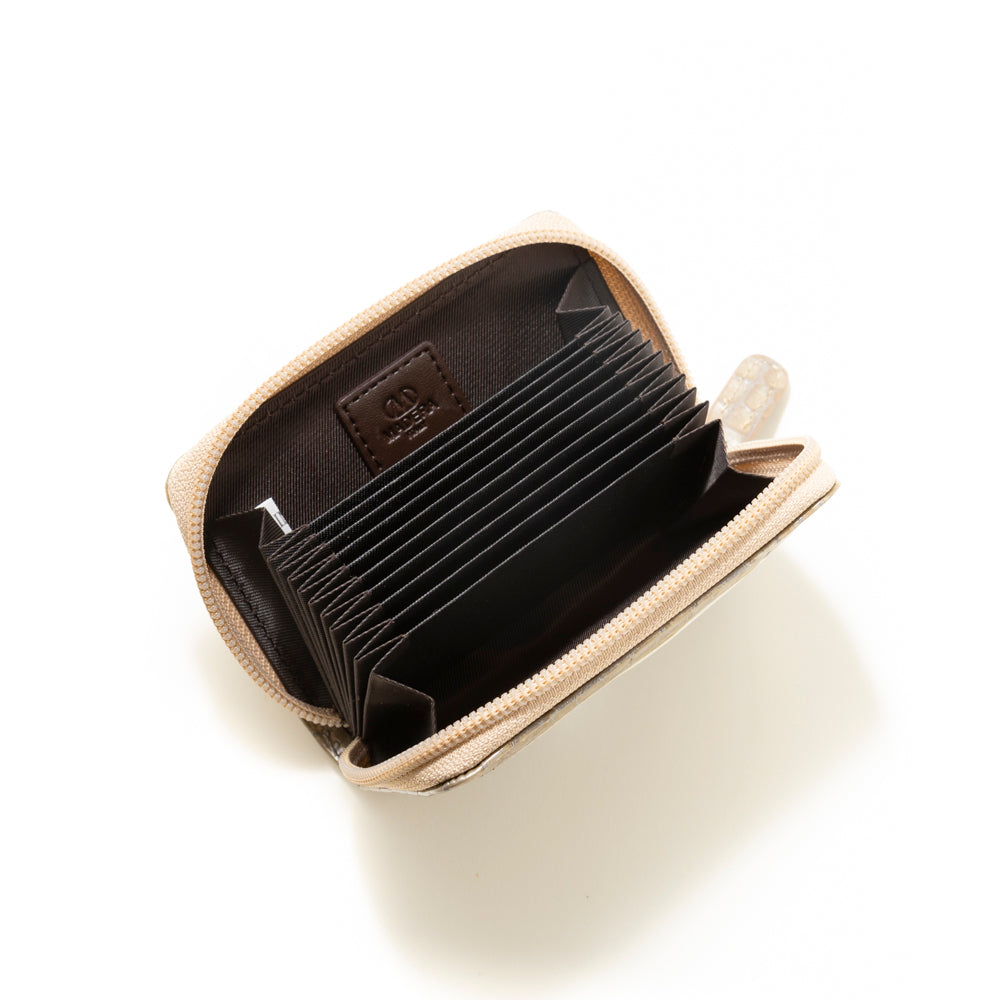 イタリアンレザークロコ型押 ジャバラカードケース MADERA(マデーラ